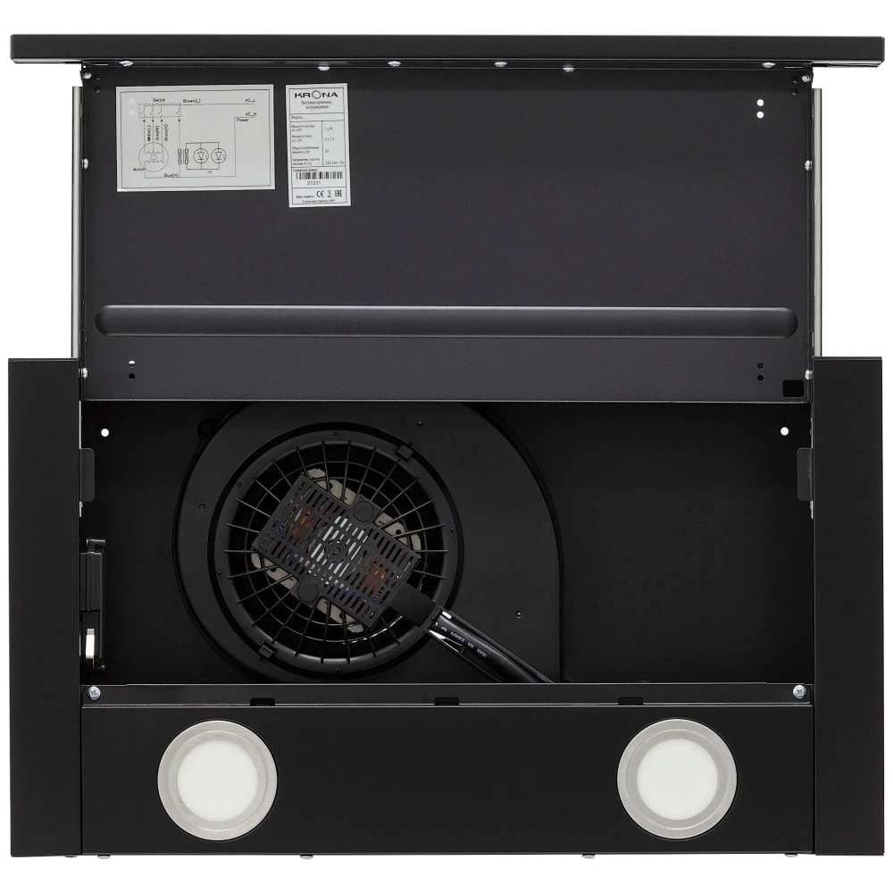 Встраиваемая вытяжка Krona KAMILLA T 500 BLACK
