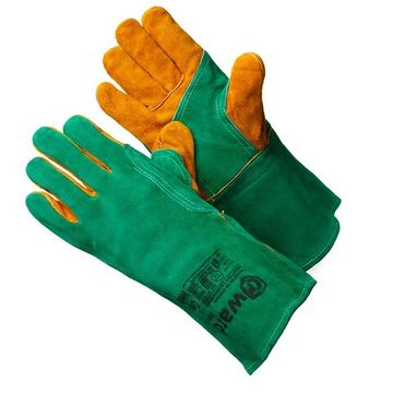 Краги Gward Green Welder (спилок/флис)