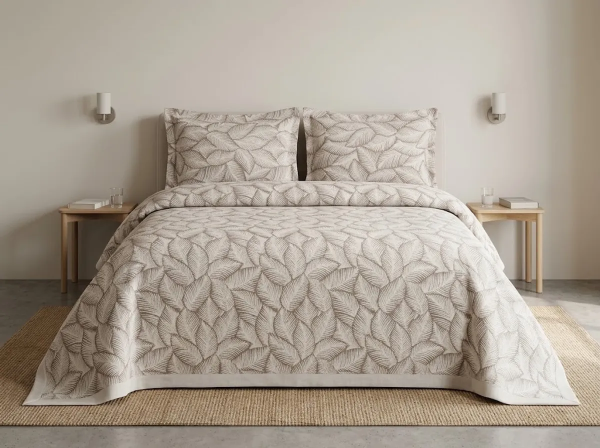 Velora Home Покрывало 1шт. 240х260 + наволочки 2 шт. 50х70 Almira Коричневый 100% Хлопок Kahve — фото 2