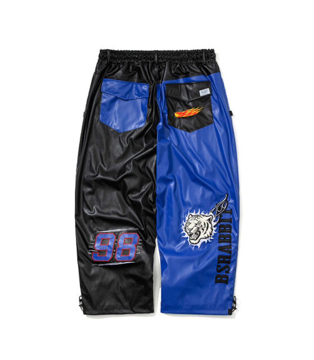 Штаны BSRabbit BSRBT BLUE FLAME 98 WIDE VENTILATION PANTS BLACK WHITE