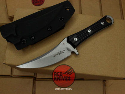 Нож Microtech Borka SBK Stonewashed - рукоять G10, ножны кайдекс