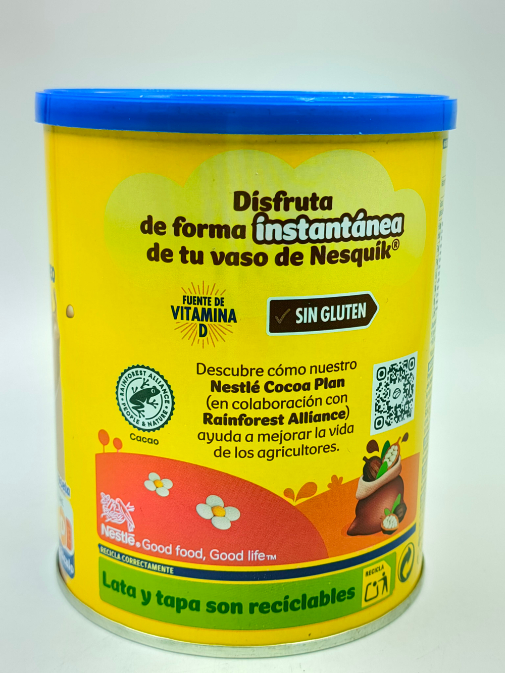 Какао-порошок растворимый для быстрого приготовления Nesquik с витамином С и Д, 390 г (Швейцария)