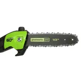 Высоторез/Сучкорез аккумуляторный Greenworks Арт. 1402107, 60V, 25 см, бесщеточный без АКБ и ЗУ — фото 3