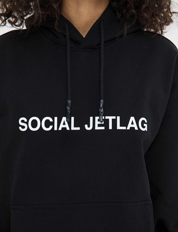 Худи SOCIAL JETLAG SS22 Черный - фото 7