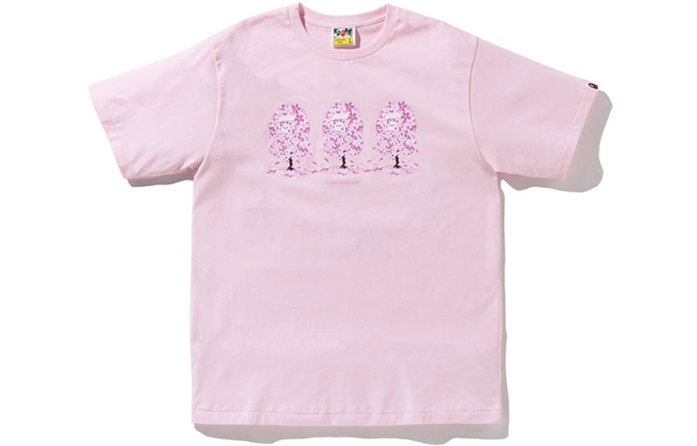 A Bathing Ape Sakura Tee розовый