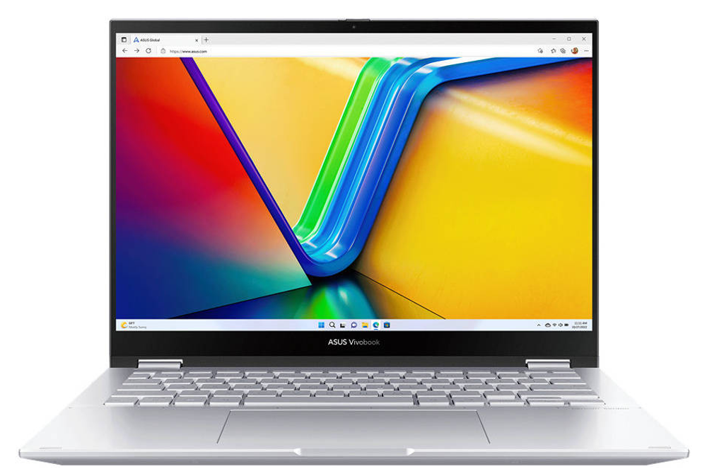 14" Ноутбук ASUS Vivobook TN3402QA Silver (1920x1200, AMD Ryzen 5 5600H, RAM 16ГБ,SSD 512ГБ, AMD Radeon Graphics, Win 11 Pro)