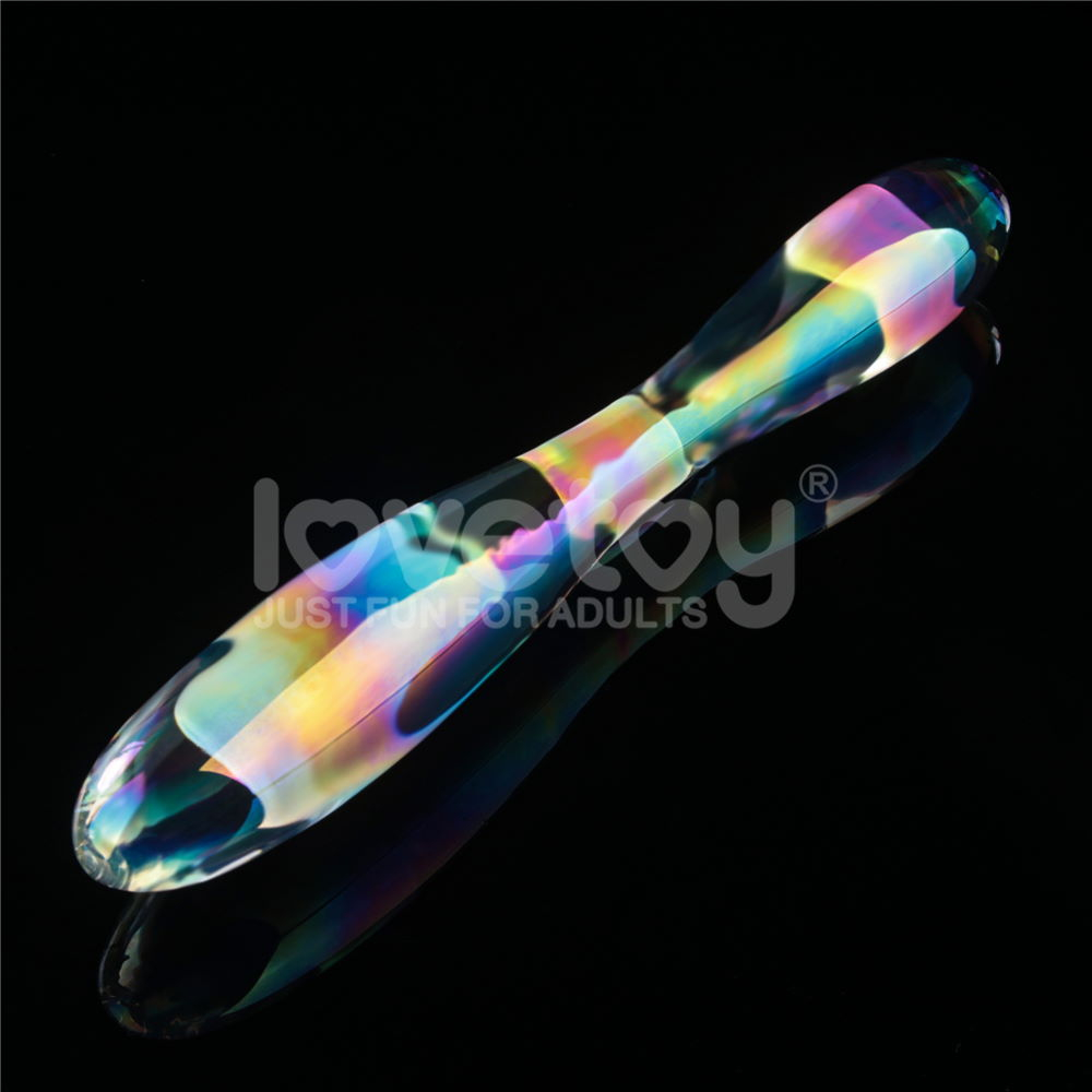 Стеклянный фаллоимитатор "Twilight Gleam Double Delight"