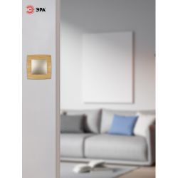 12-5001-11 ЭРА Рамка на 1 пост, Эра12, сосна | Эра 12
