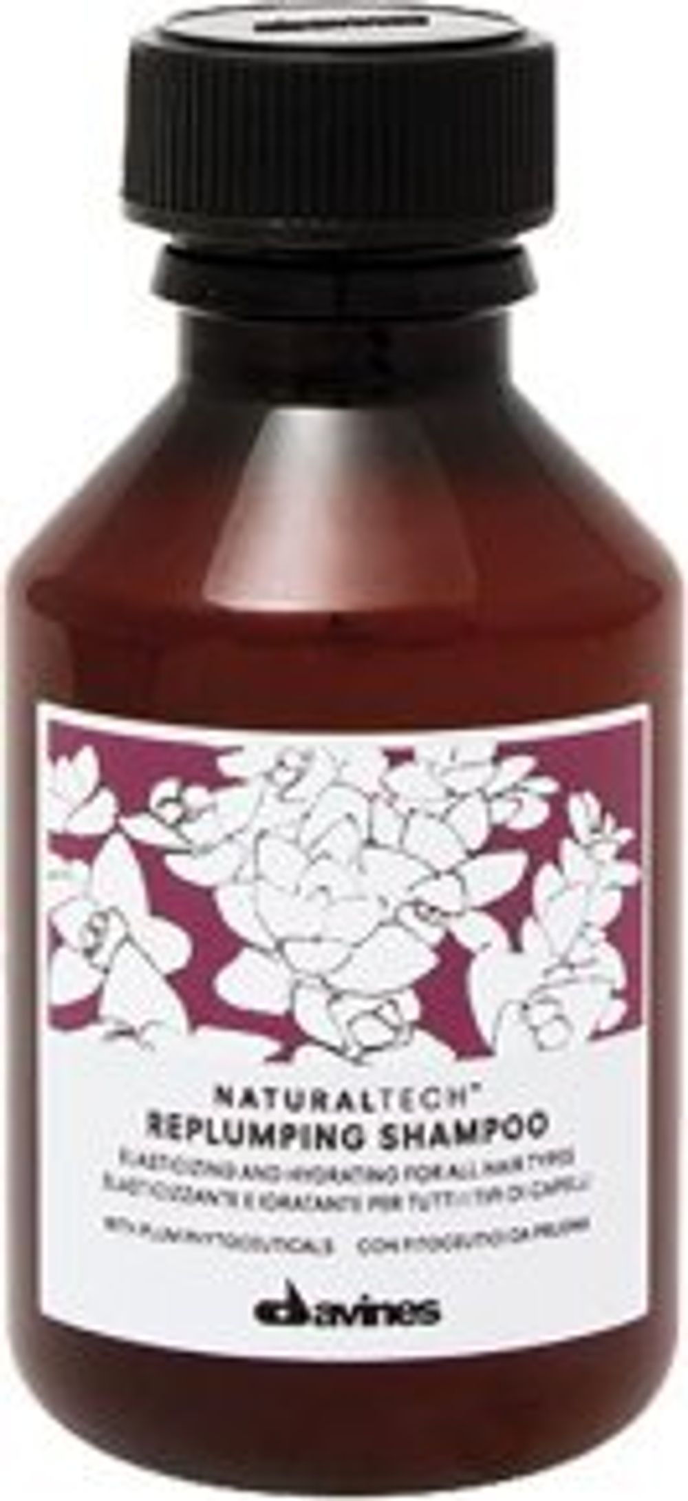 Уплотняющий шампунь Davines Naturaltech Replumping Shampoo 100 мл