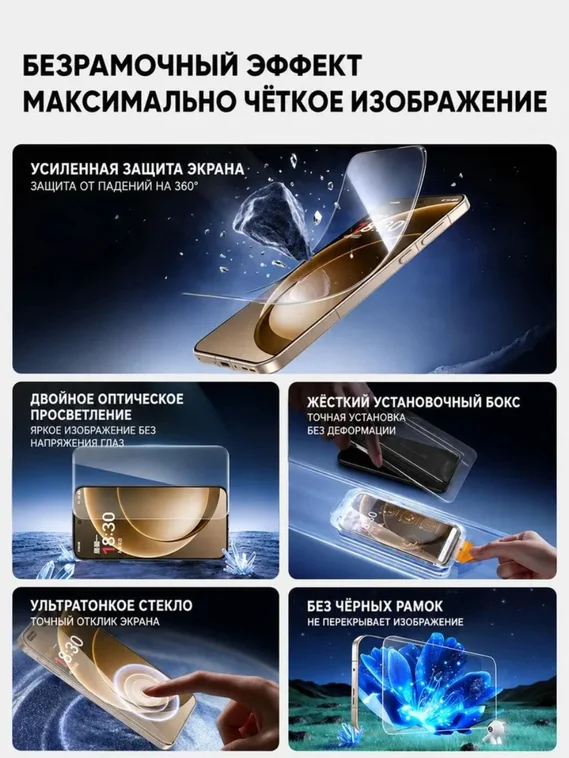 Защитное безрамочное стекло для OnePlus 15 с автоматической установкой SmartDevil