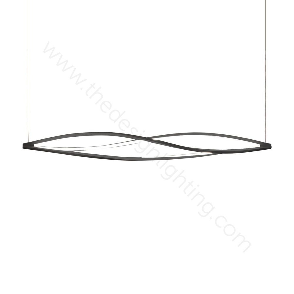 Pendant design lamp  In The Wind by Nemo (horizontal/Black)