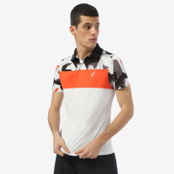 Мужское поло теннисное Australian Polo Ace Camo Print - bianco