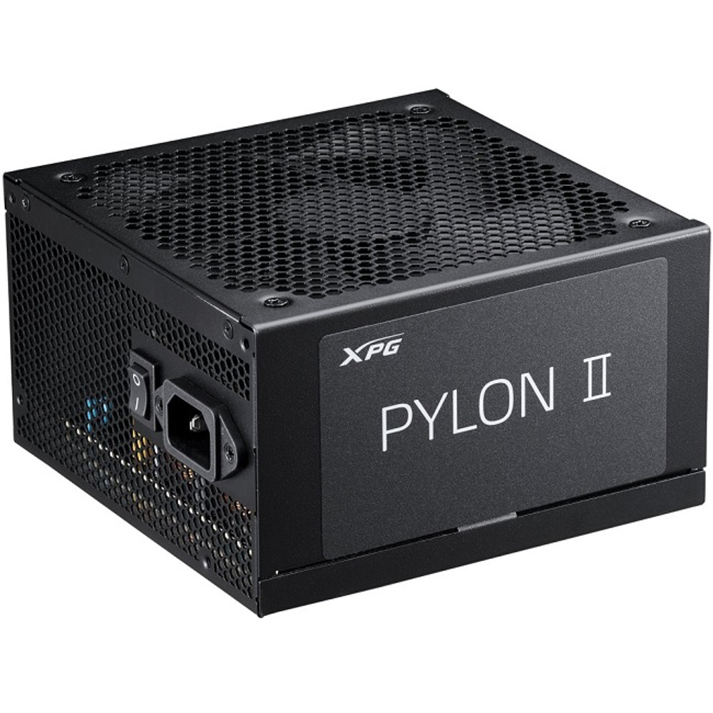 Блок питания ADATA XPG 650W PYLON II, 120 мм, 16 Pin PCIe 5.0, 80 PLUS Bronze (PYLONII650B-BKCEU)