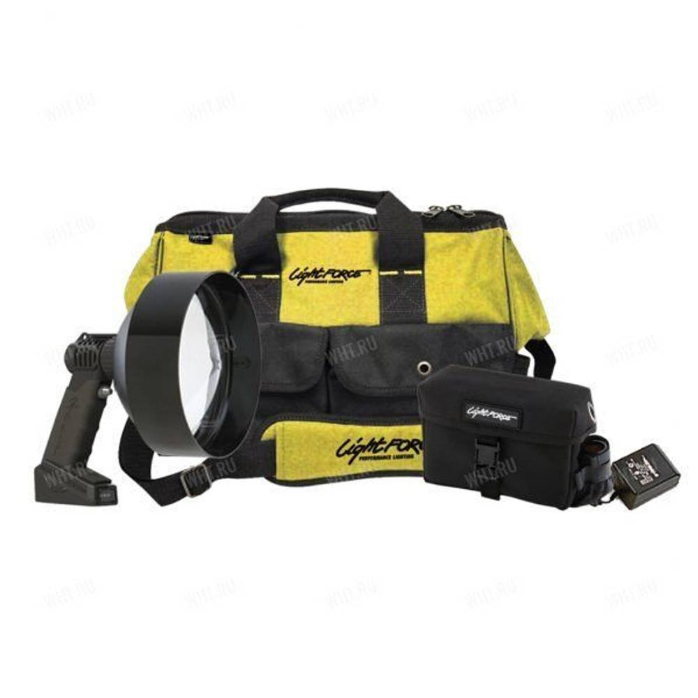 Комплект LightForce Enforcer Walkpack с прожектором 170 мм, свинцовым аккумулятором и сумкой