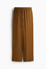 Широкие брюки из вискозы на резинке - H&M