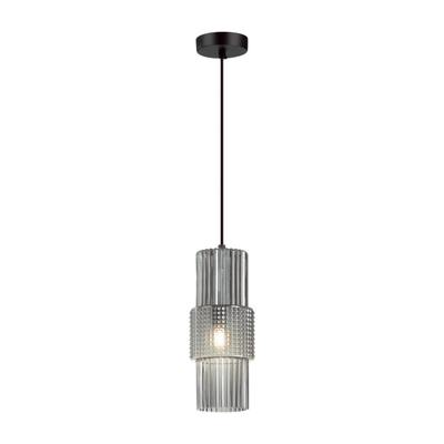 5016/1 MODERN ODL23 405 черный/дымчатый металл/стекло Подвес E14 1*40W PIMPA