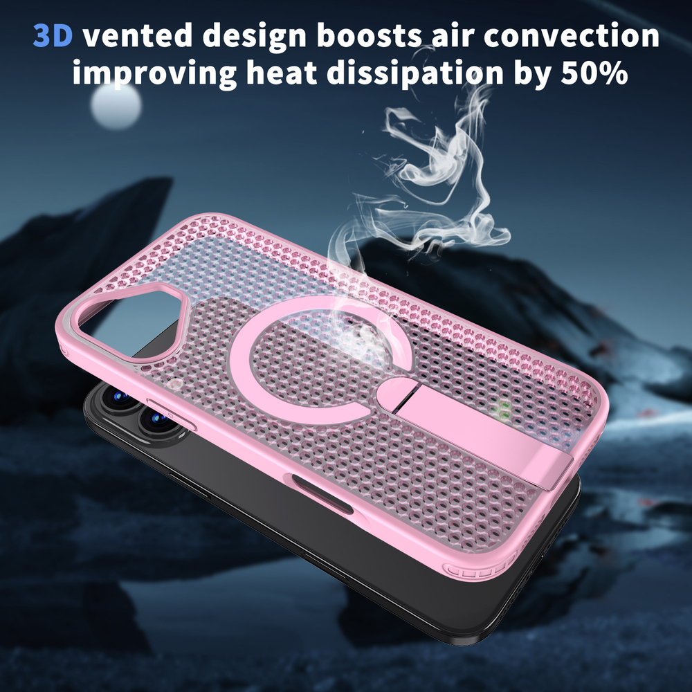 Прозрачный чехол Mesh Pro Magnetic Case для iPhone 16