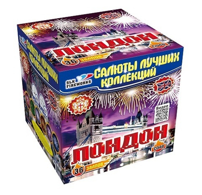 Фейерверк, батарея салютов Лондон 36 х 0,8"