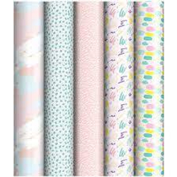 Бумага упаковочная С ТИСНЕНИЕМ Classic Pattern,70*100см,6 дизайнов ассорти