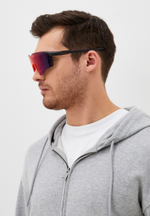 Спортивные очки с диоптриями HILX Gladiator (L) / Matt Black / Red Mirror Lens