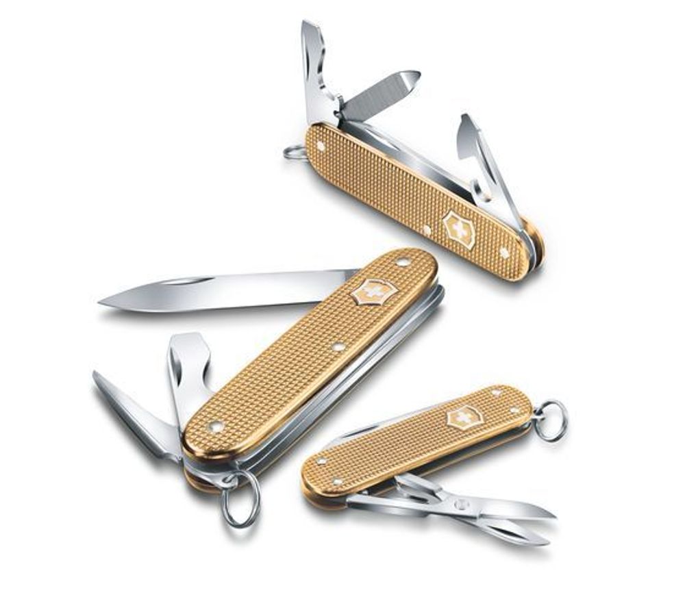 Нож перочинный Victorinox Alox Classic 58 мм 5 функций золотистый (0.6221.L19)
