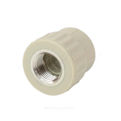 Муфта PP-R комбинированная серая Дн 32х1/2" ВР VALFEX 10129232Г