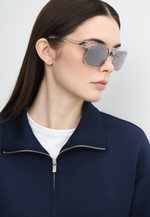 Спортивные очки 100% RENSHAW - Polished Crystal Haze - HiPER Silver Mirror Lens
