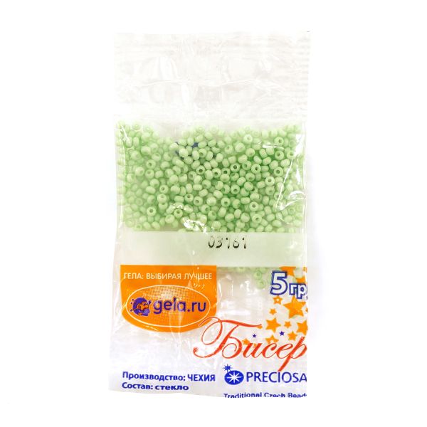 Бисер Preciosa 10/0, 50 г (10 шт по 5 г), цв.03161