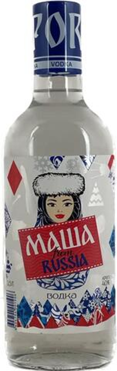 Водка Маша Фром Раша 0,5 40% ООО ЯЛВЗ Россия
