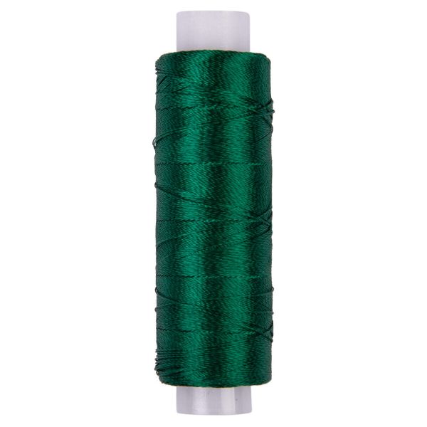 Нитки вышивальные Gamma V150/2, 10х200 ярдов, 3298 т.зеленый