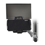 Крепление ''Рука'' Ergotron StyleView Sit-Stand Combo System с подставкой для клавиатуры и мыши (45-266-026 / 45-266-216), Серебряный