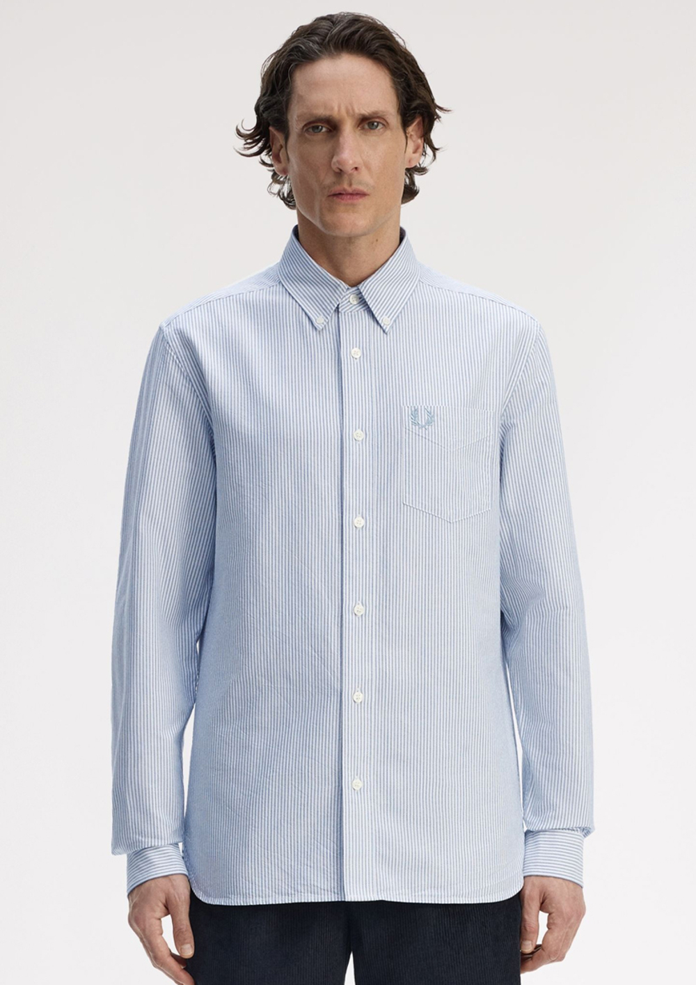 Рубашка FRED PERRY Oxford Stripe Shirt