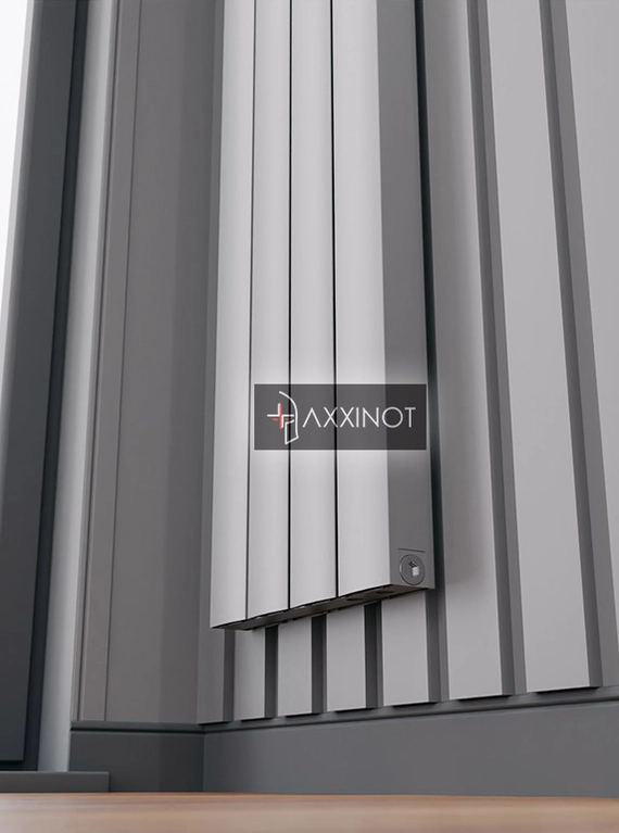 Axxinot Barkas V 1500 - вертикальный алюминиевый радиатор высотой 1530 мм