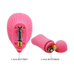 Розовый вибратор для вагинальной стимуляции точки G Pretty Love G-spot Vibrator Fancy Clamshell with Remote BI-014368W-3