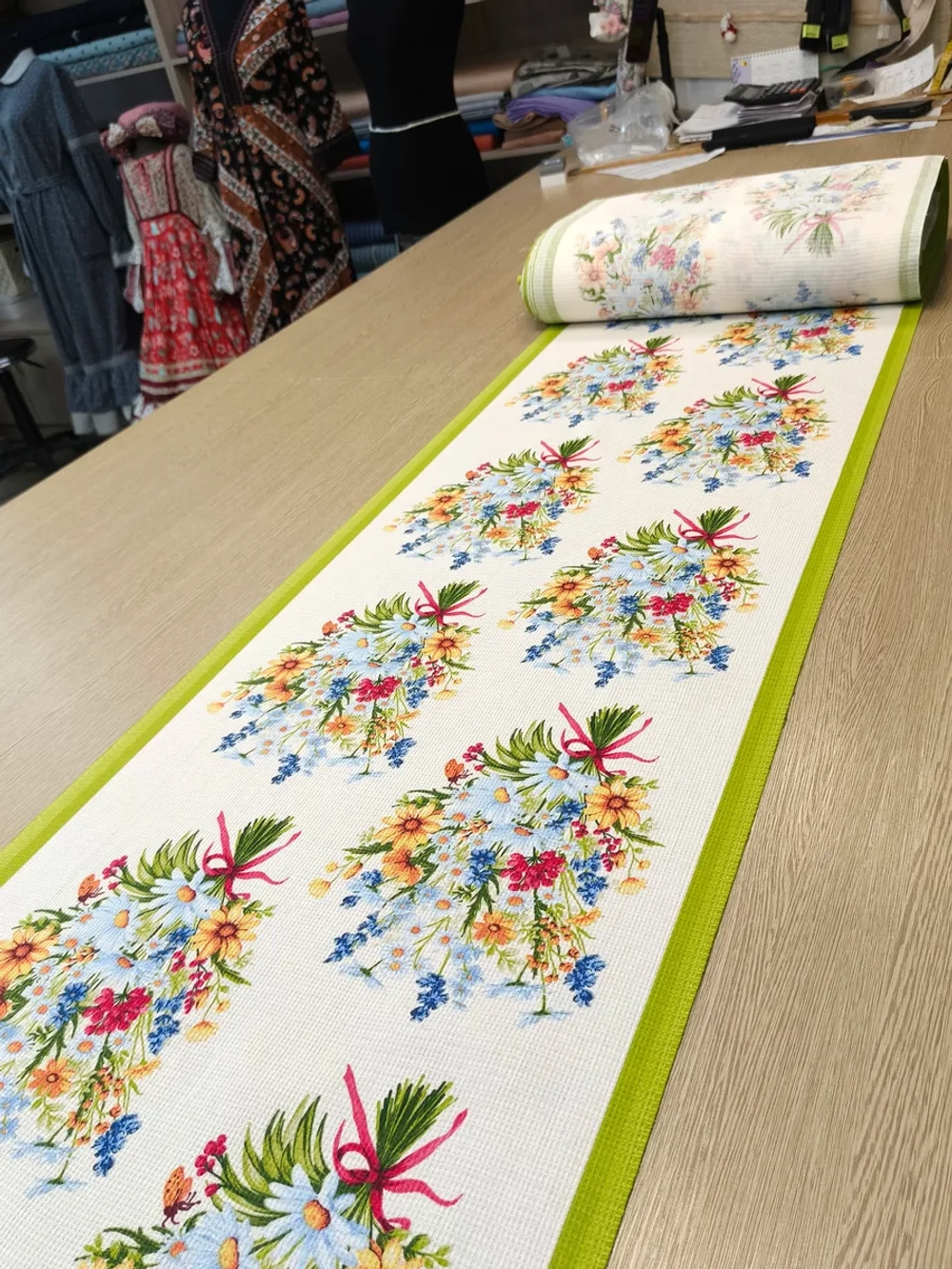 Ткань вафельное полотно 50*300см