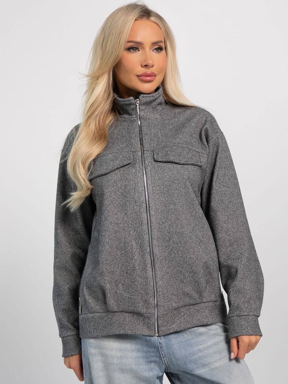 Жакет Микаэль (серый) Б16326-1М LT Collection