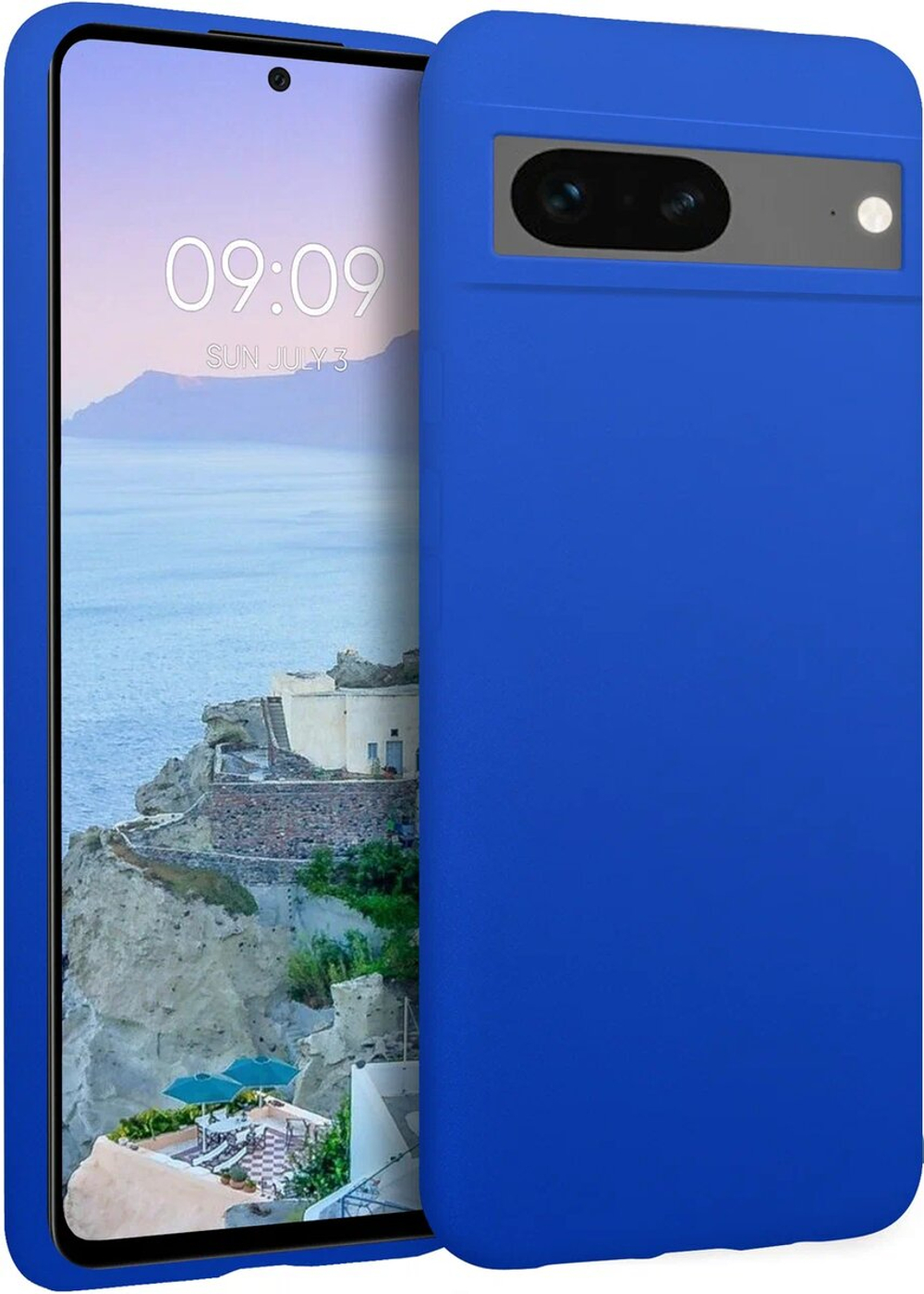Мягкий Soft Touch чехол из силикона для GOOGLE PIXEL 7 (не 7A / 7 PRO!) с бархатной подкладкой