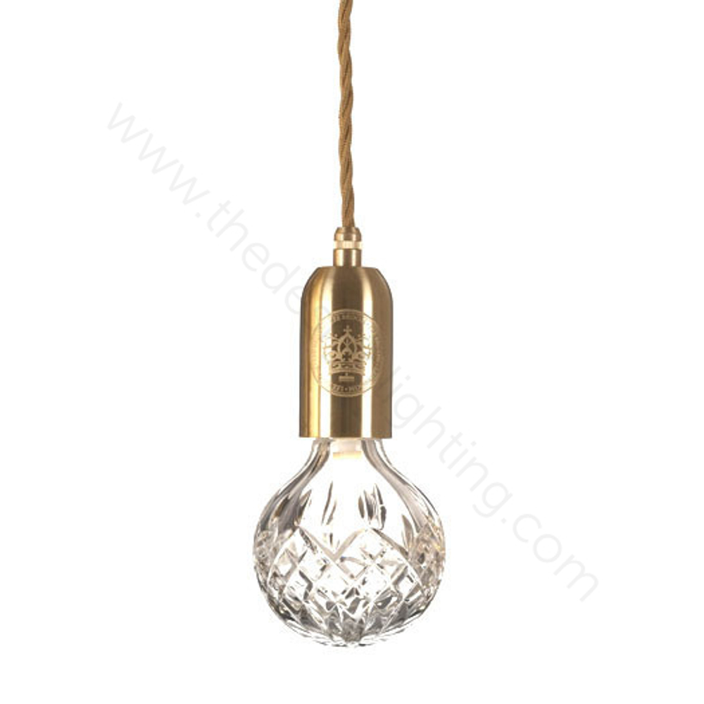 Pendant design lamp Crystal Bulb by Lee Broom (Clear)