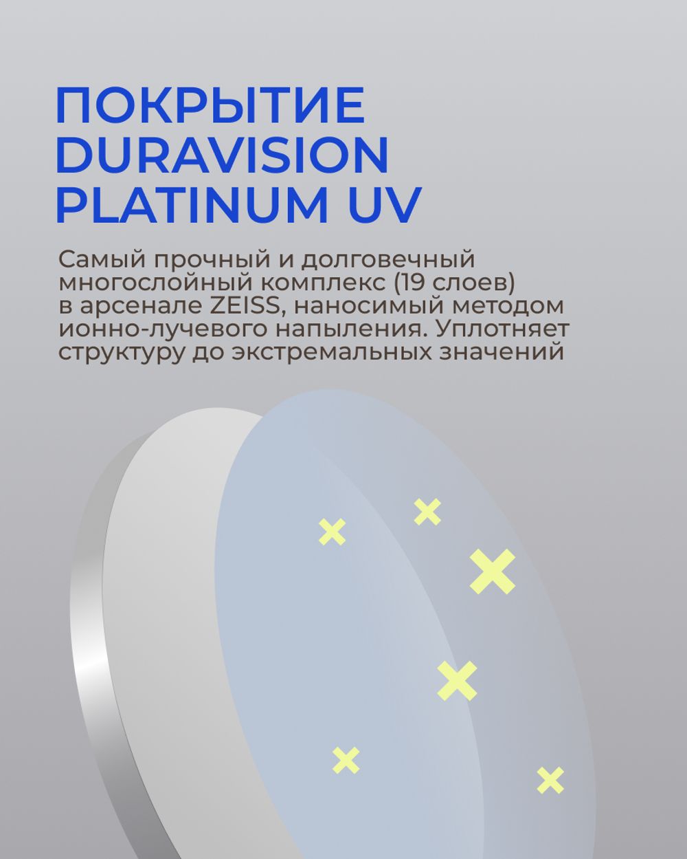 Линза Zeiss RX SmartLife BlueGuard Platinum UV 1.67