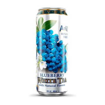 Напиток Аризона White Tea Blueberry (белый чай с голубикой), 650 мл (США)