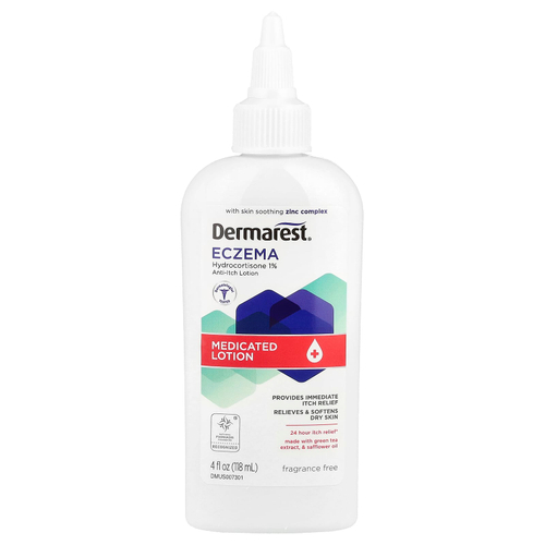 Dermarest, Eczema, лечебный лосьон, без отдушек, 118 мл (4 жидк. унц.)
