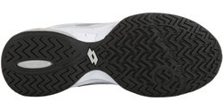 Мужские кроссовки теннисные Lotto Mirage 300 Speed M - all white/all black/vapor gray