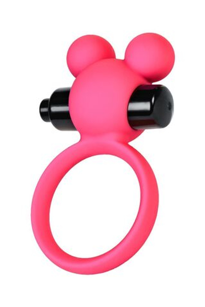 Розовое виброкольцо на пенис A-Toys (Цвет: розовый)