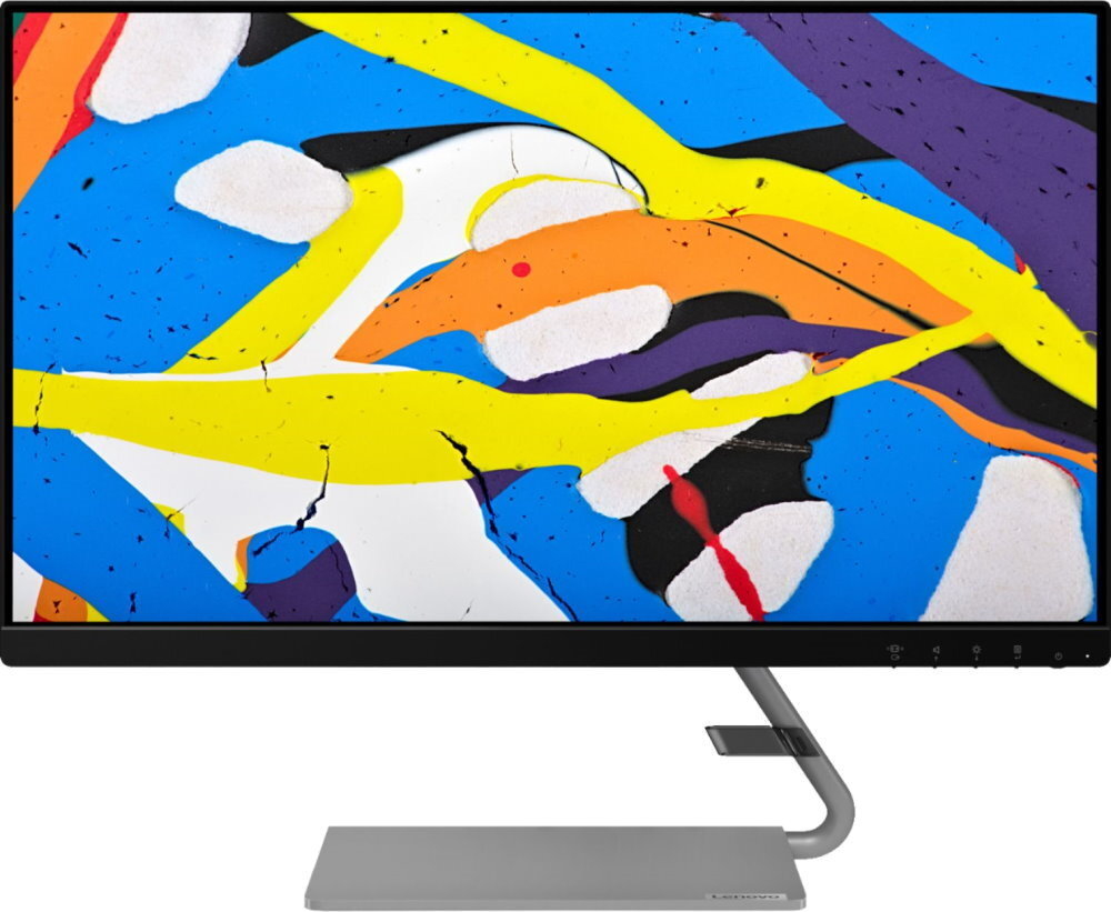 Монитор 24" Lenovo Q24i-1L темно-серый 66C0KAC3EU