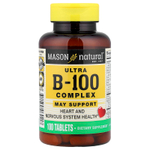 Mason Natural, Ultra B-100 Complex, 100 таблеток