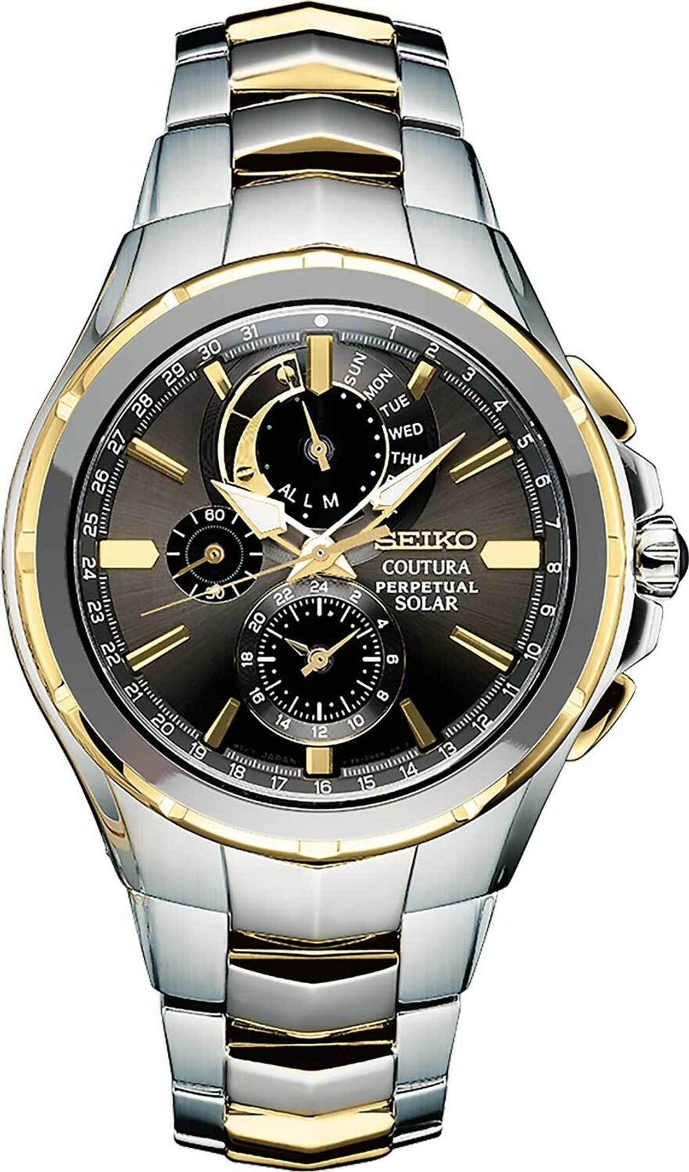 Японские наручные часы Seiko SSC376 с хронографом