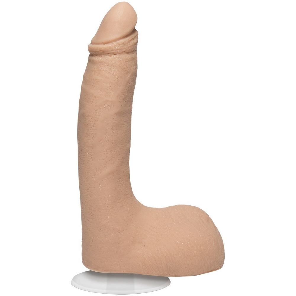 Фаллоимитатор с мошонкой Randy 8.5 ULTRASKYN Cock - 21,6 см. (Цвет: телесный)