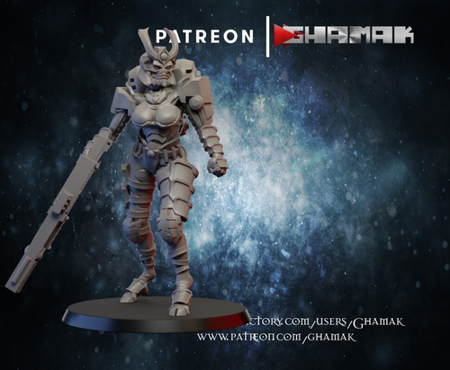Tau Empire Fire Warrior Воин огня №2 сминиатюра для dnd, днд, pathfinder, фентези, Настольная игра, НРИ, Варгейм, РПГ