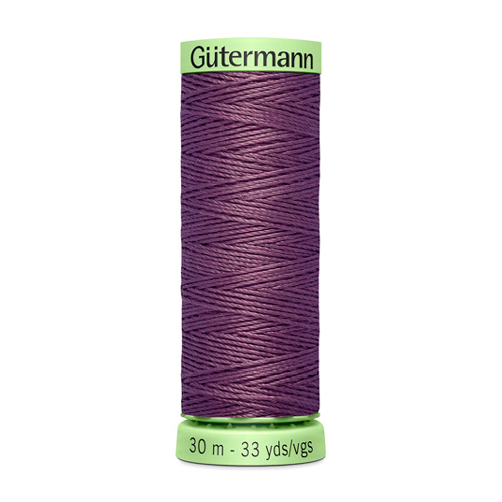 Нить Top Stitch 30/30 м для декоративной отстрочки, Gutermann, 128 пыльно серо-сиреневый