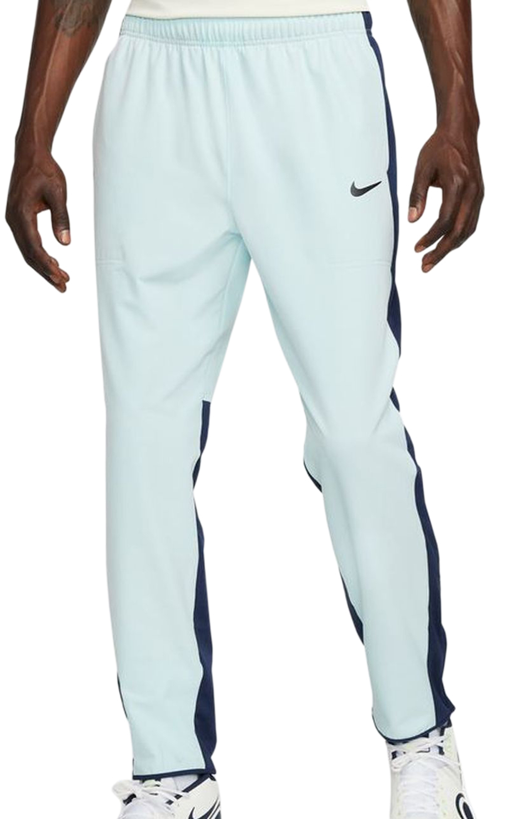 Мужские теннисные штаны Nike Court Advantage Trousers - glacier blue/midnight navy/black